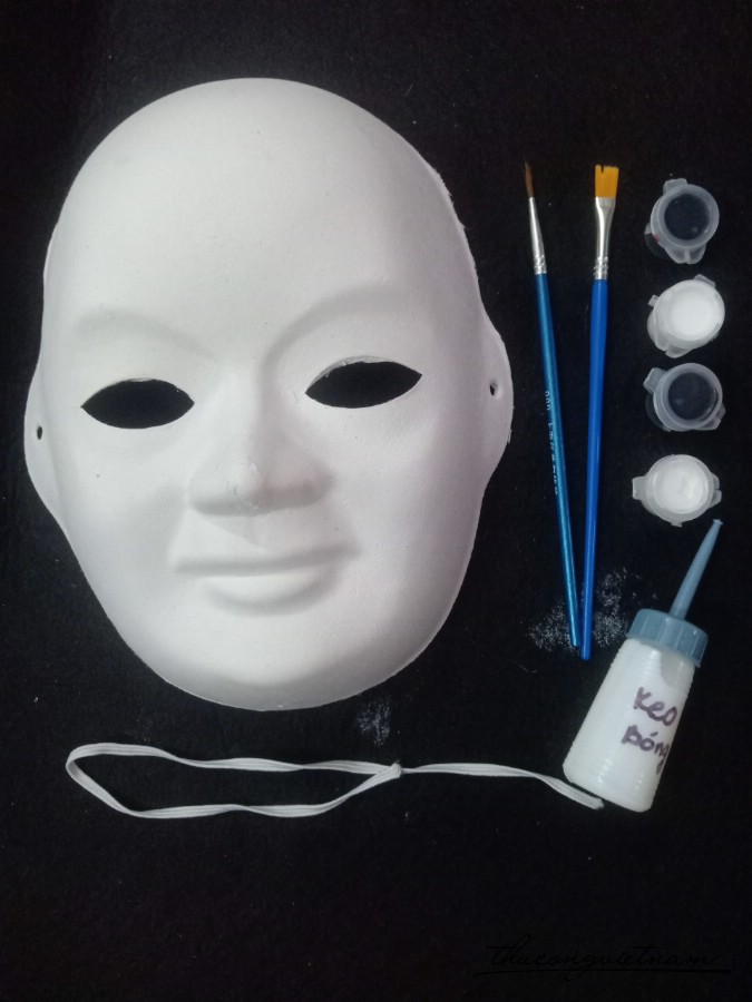 bộ nguyên liệu mặt nạ hóa trang kiểu 1